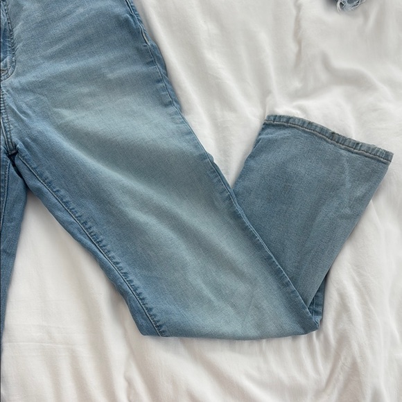 Hudson Jeans Noa High Rise Blue Denim with Natural Fade - Picture 3 of 4